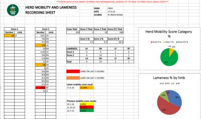 Improve Cow Lameness Rates with Regular Mobility Scoring