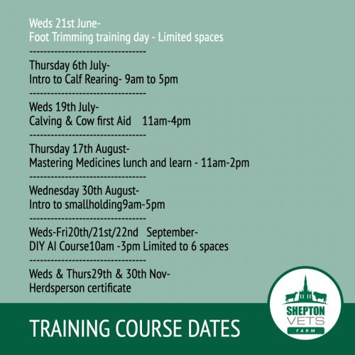 Upcoming training Courses