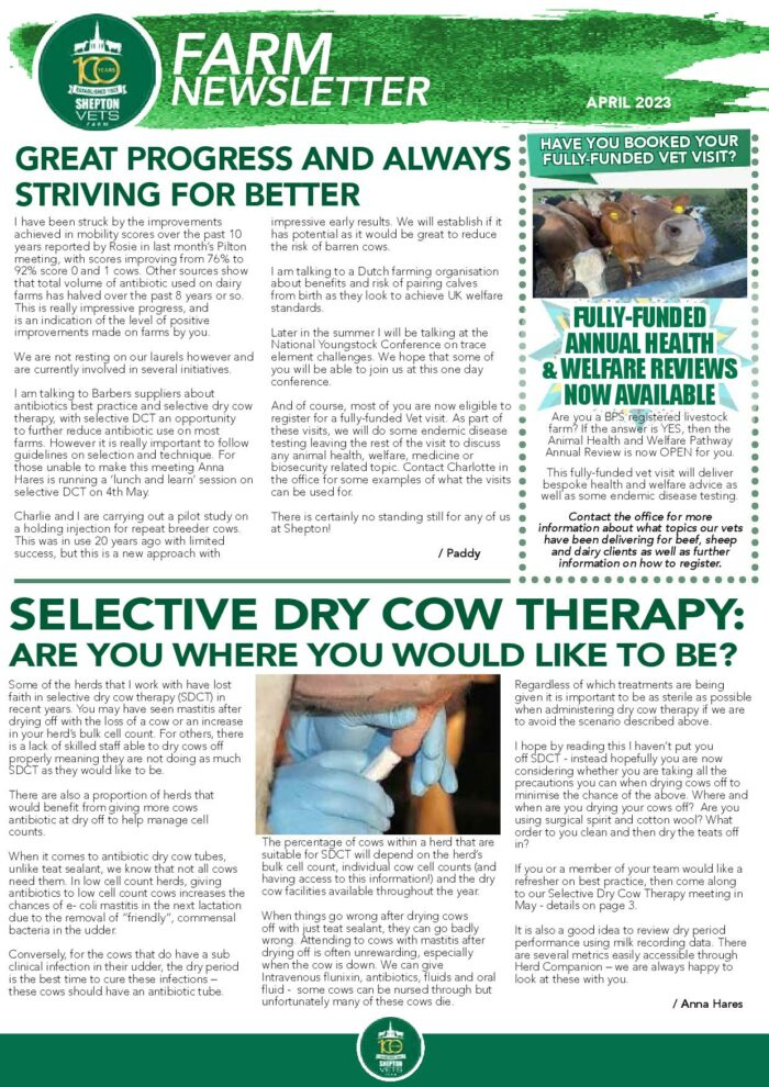 April 2023 Farm Newsletter