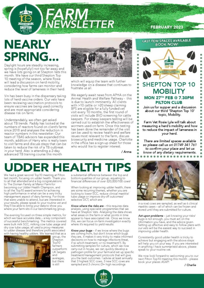 January 2023 Farm Newsletter