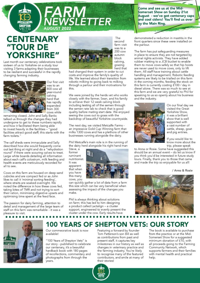 August 2022 Farm Newsletter