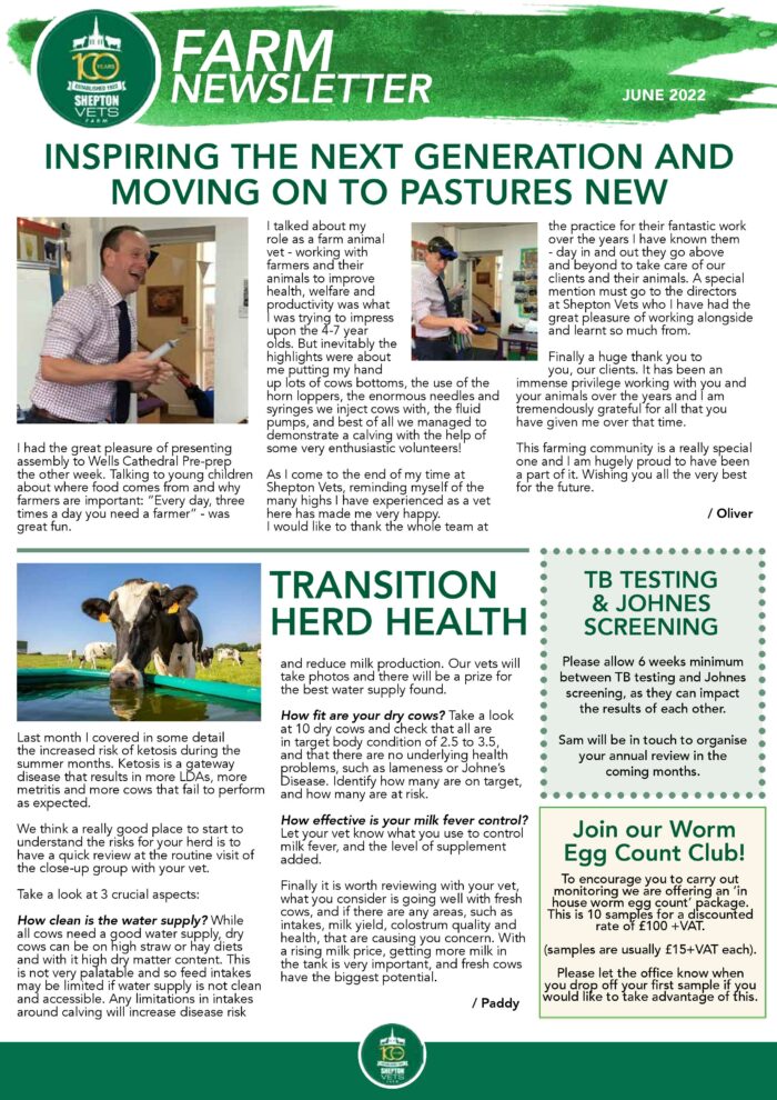 June 2022 Farm Newsletter