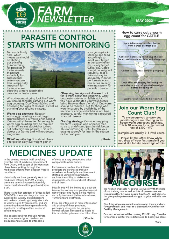 May 2022 Farm Newsletter