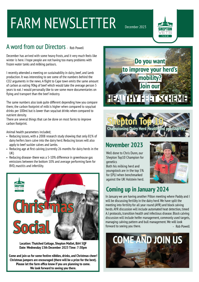 December 2023 Farm Newsletter
