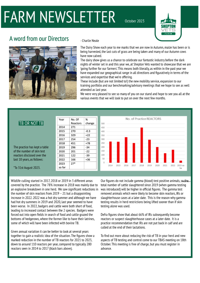 October 2023 Farm Newsletter