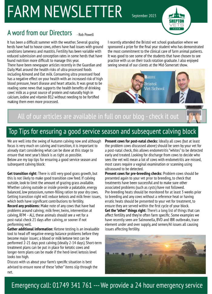 September 2023 Farm Newsletter