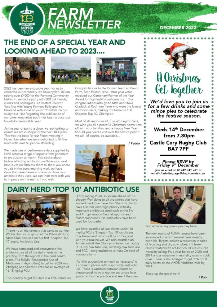 December 2022 Farm Newsletter