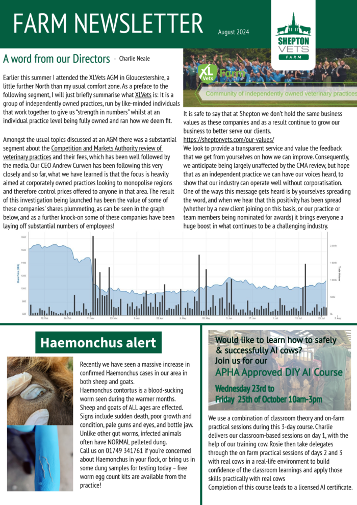 August 2024 Farm Newsletter