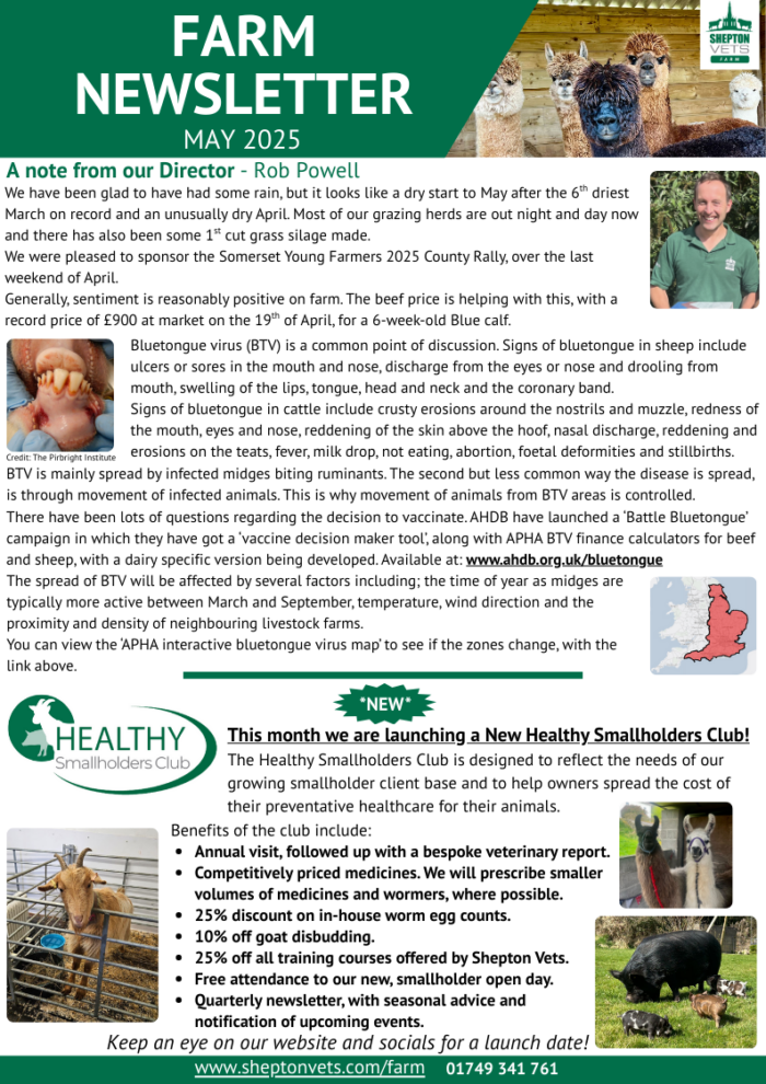 May 2025 Farm Newsletter