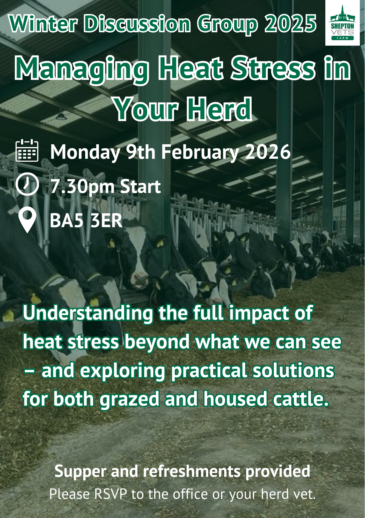 February 2026 Winter Discussion Group – Managing Heat Stress in Your Herd