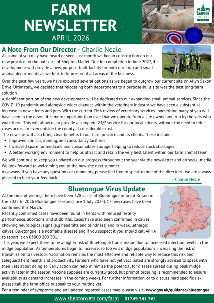 April 2026 Farm Newsletter