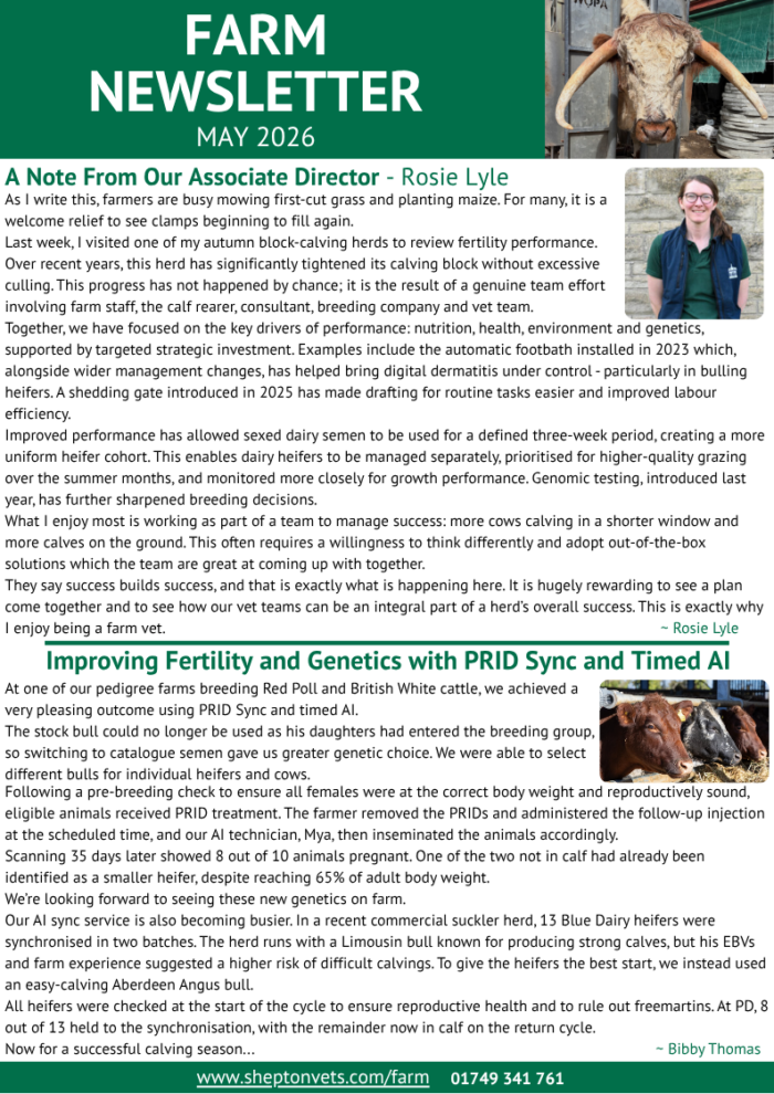 May 2026 Farm Newsletter