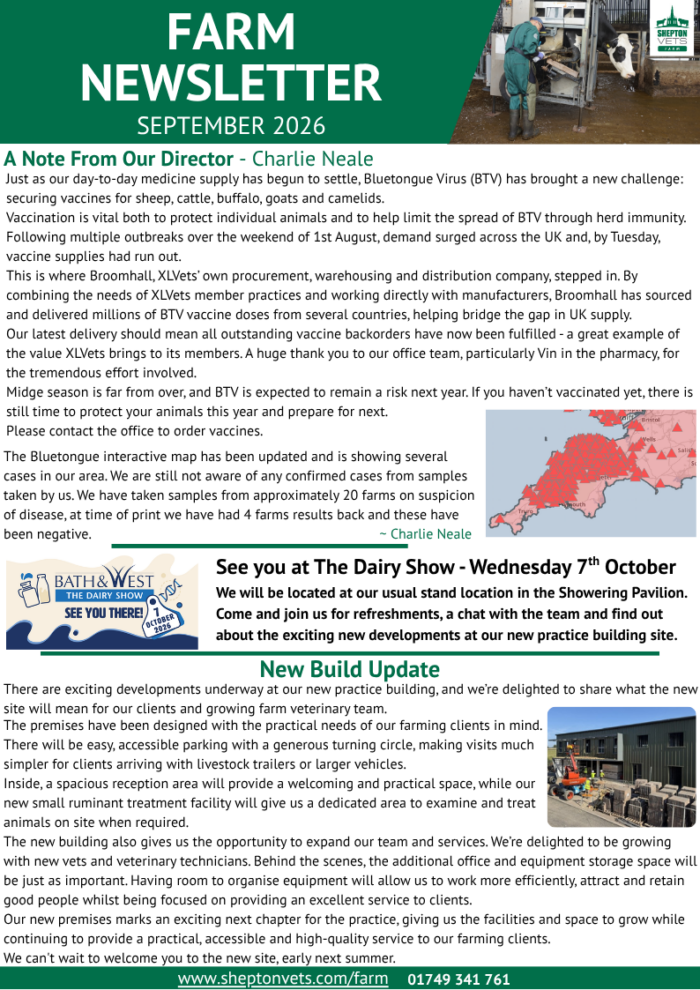 September 2026 Farm Newsletter